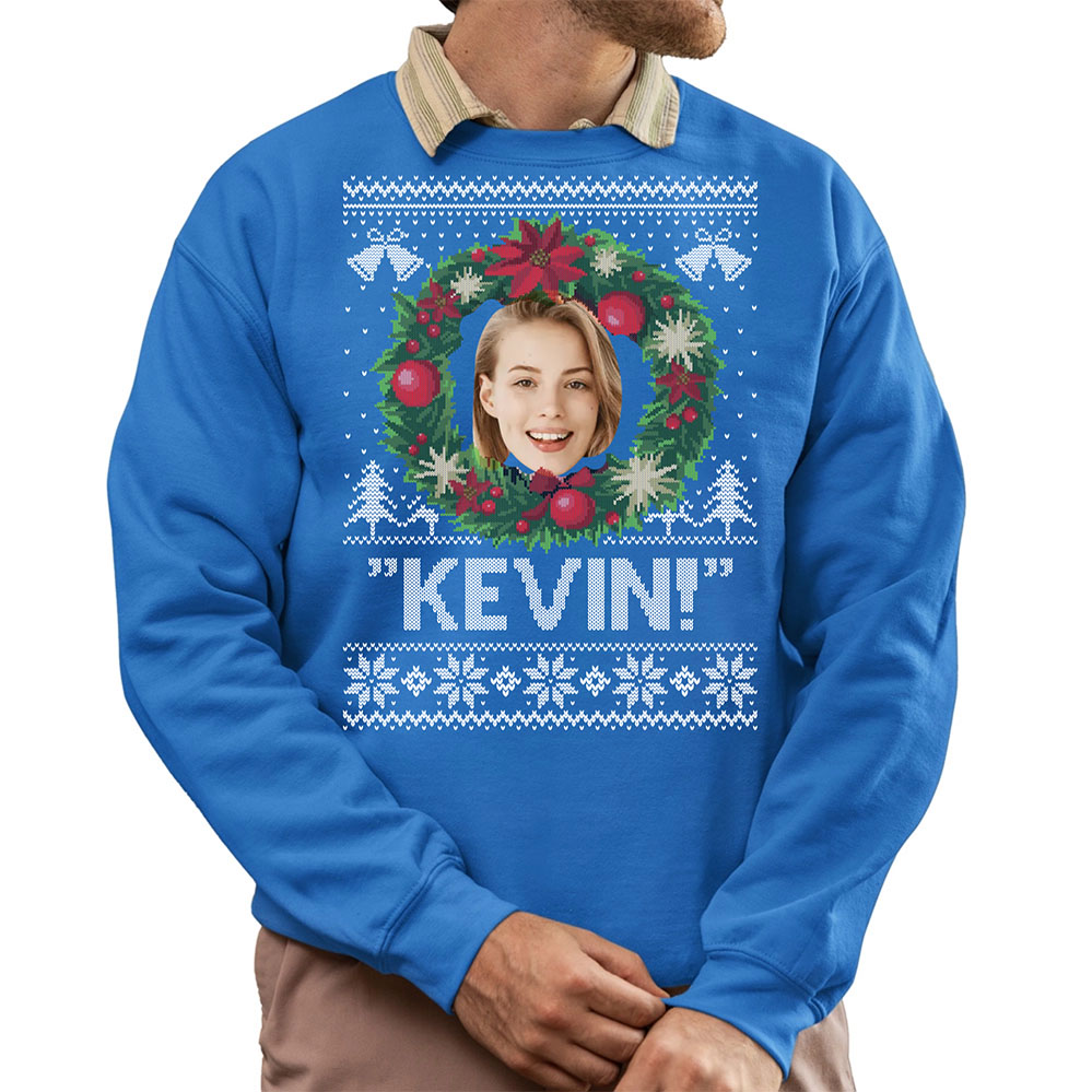 Funny Custom Name Ugly Christmas Sweatshirt 4